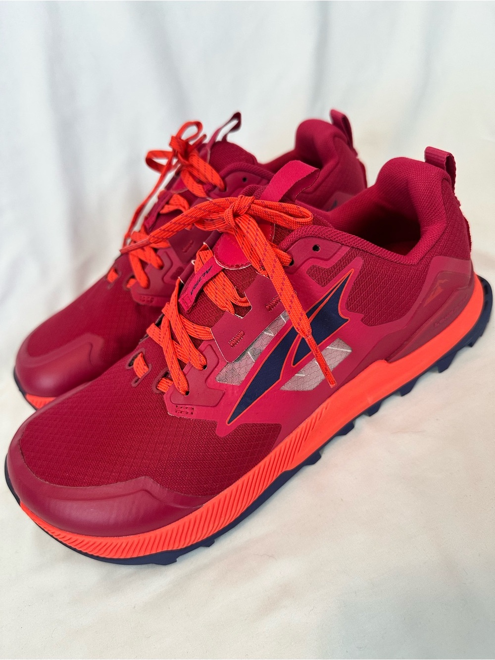 Altra Women's Trail Running Shoes - Magenta with Orange Accents